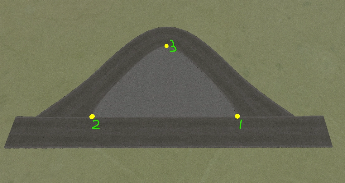 Surface snapping to road edges