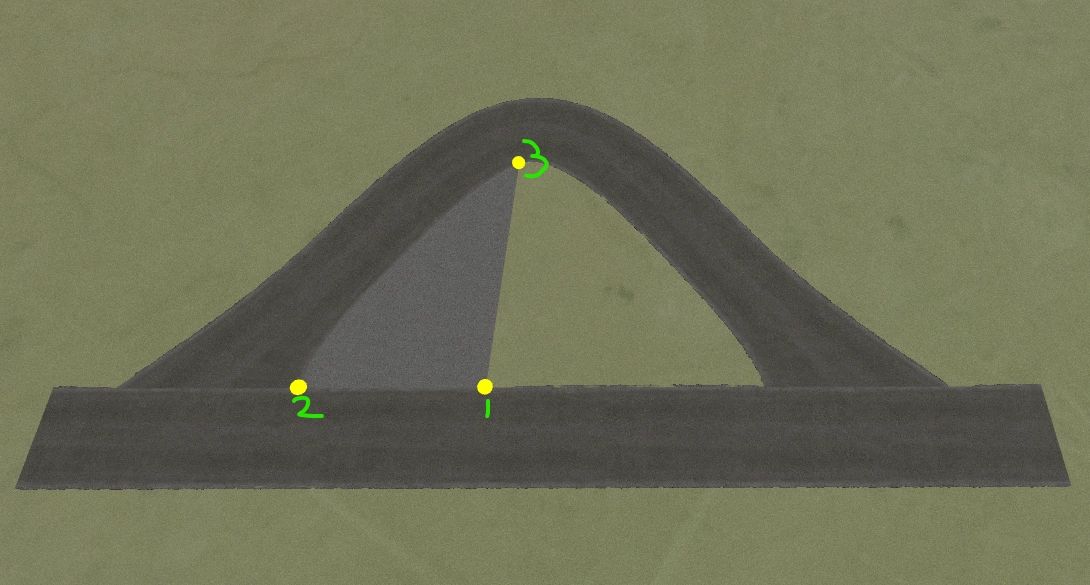 Surface snapping to road edges